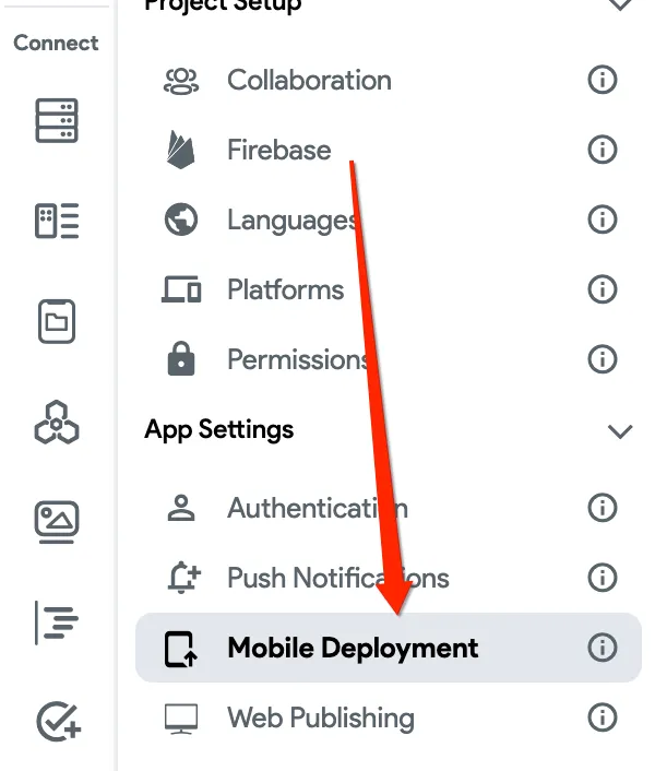 Раздел Mobile Deployment