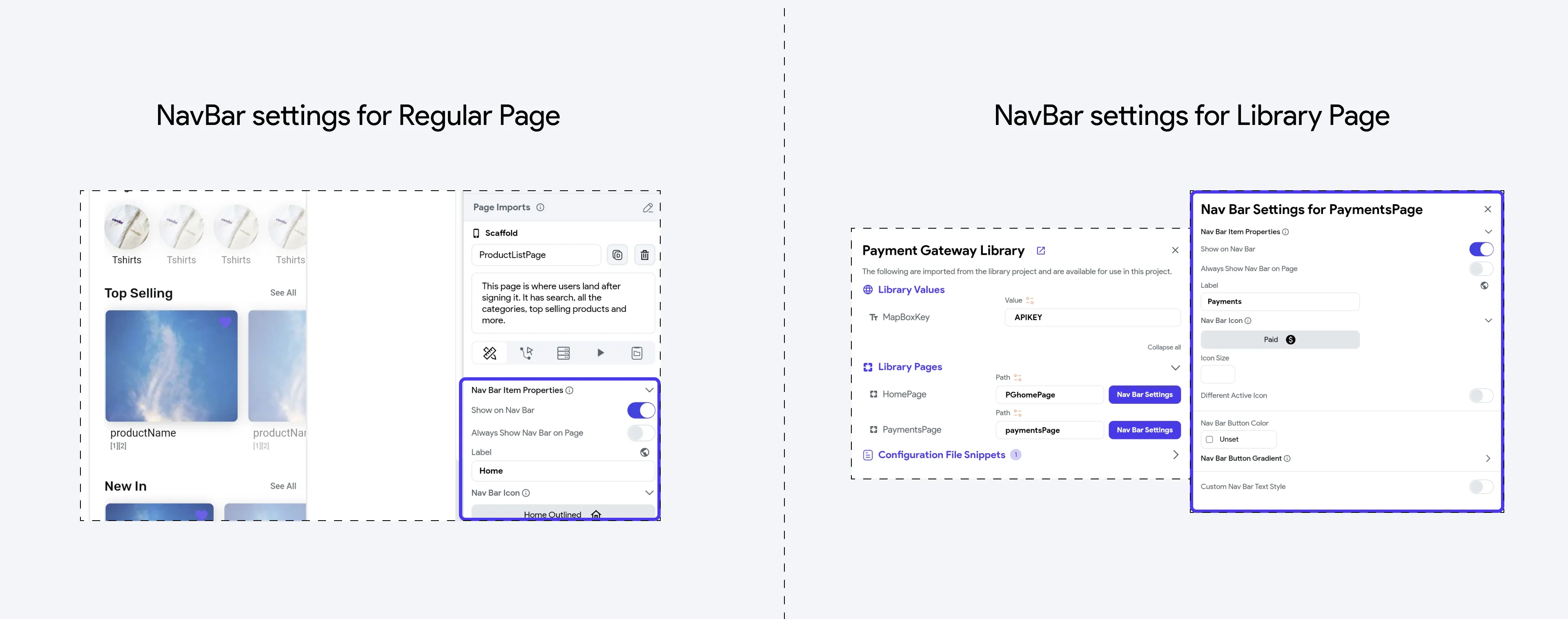 NavBar-settings-for-regular-and-library-page