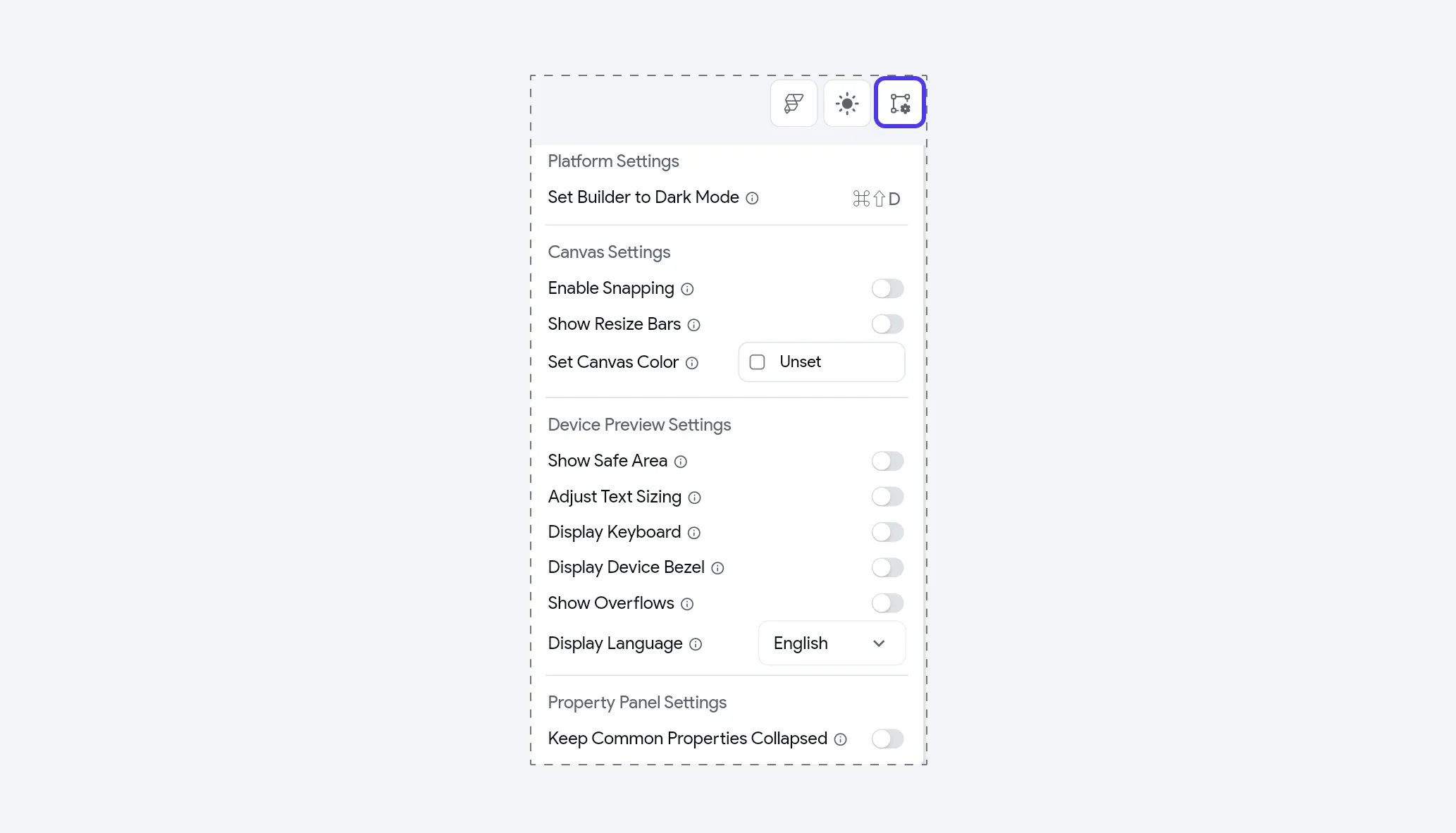 builder-settings