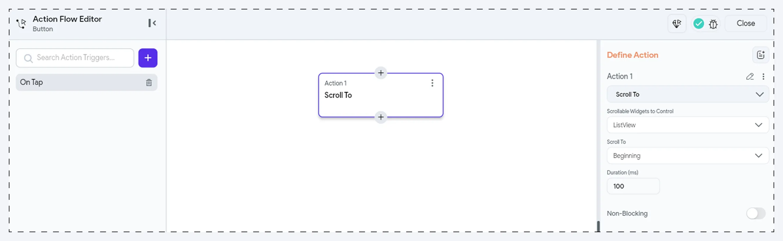 scroll-to-action